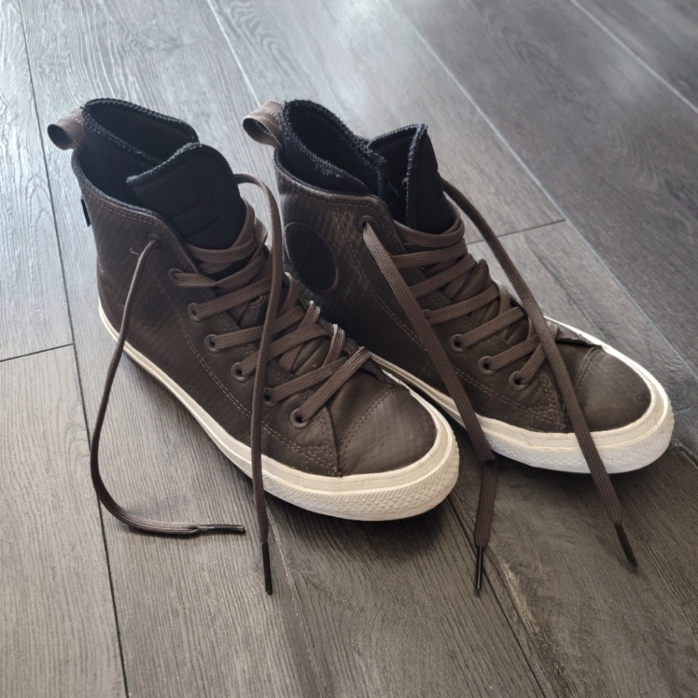 Brown WEATHERPROOF Converse Chuck Taylor All Stars | Unisex M5.5 - W7.5